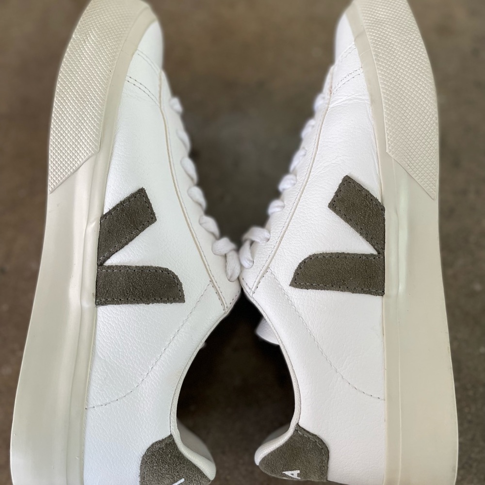 VEJA CAMPO CROMEFREE WHITE KAKI